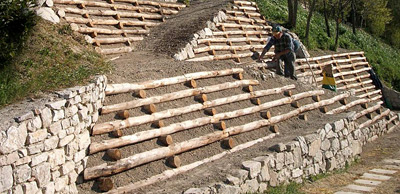 DIFESE FLUVIALI - Canalizzazione con gabbionate progetto e direzione tecnica